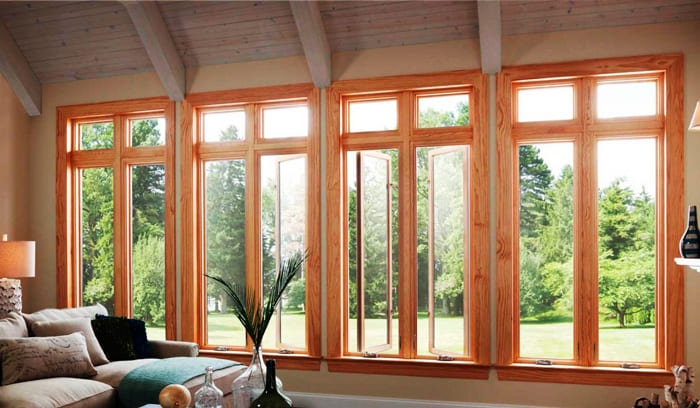 Двухрамные деревянные окна